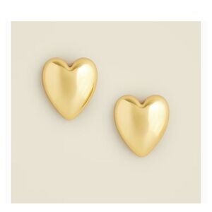 J. Crew | oversized heart earrings